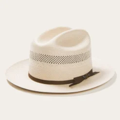 Stetson Open Road 10X Straw Cowboy Hat Toasted Clearance