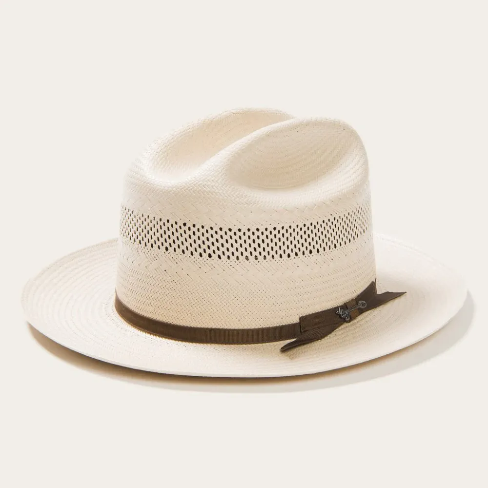 Stetson Open Road 10X Straw Cowboy Hat Toasted Clearance