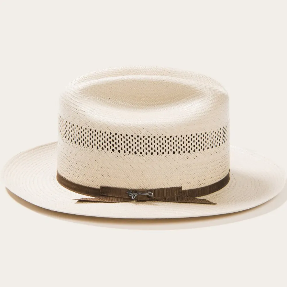 Stetson Open Road 10X Straw Cowboy Hat Toasted Hot