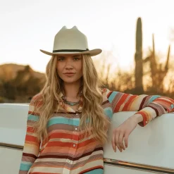 Stetson Open Road 6X Straw Cowboy Hat Natural Discount