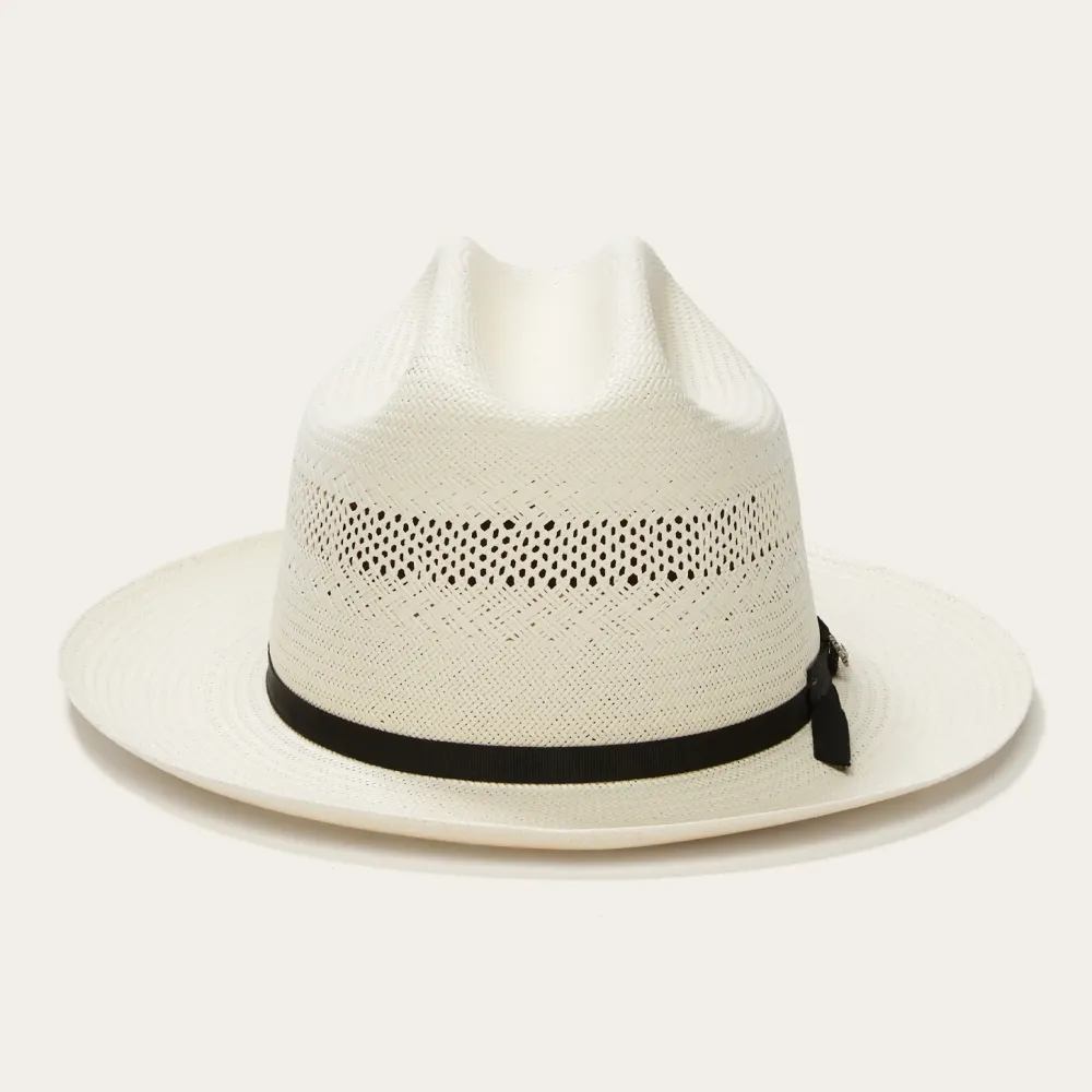 Stetson Open Road 10X Straw Cowboy Hat Natural Best