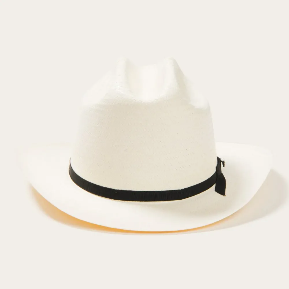 Stetson Open Road 6X Straw Cowboy Hat Natural