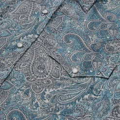 Stetson Paisley Western Shirt Green New