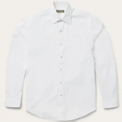 Stetson Pin Point Oxford Shirt White Best