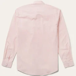 Stetson End-On-End Western Shirt Pink Sale