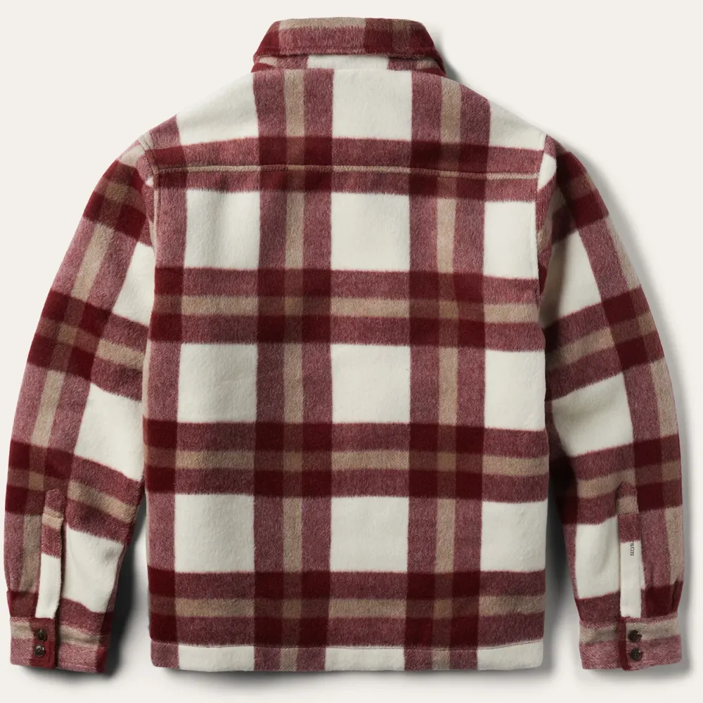 Stetson Plaid Lined Jac-Shirt Red Online