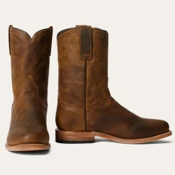 Stetson Puncher Boots Oily Brown Outlet