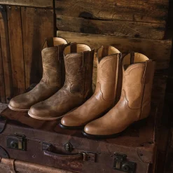 Stetson Puncher Boots Tan Sale