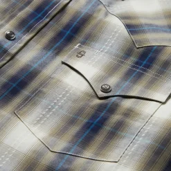 Stetson Ranch Plaid Dobby Western Shirt Brown Best
