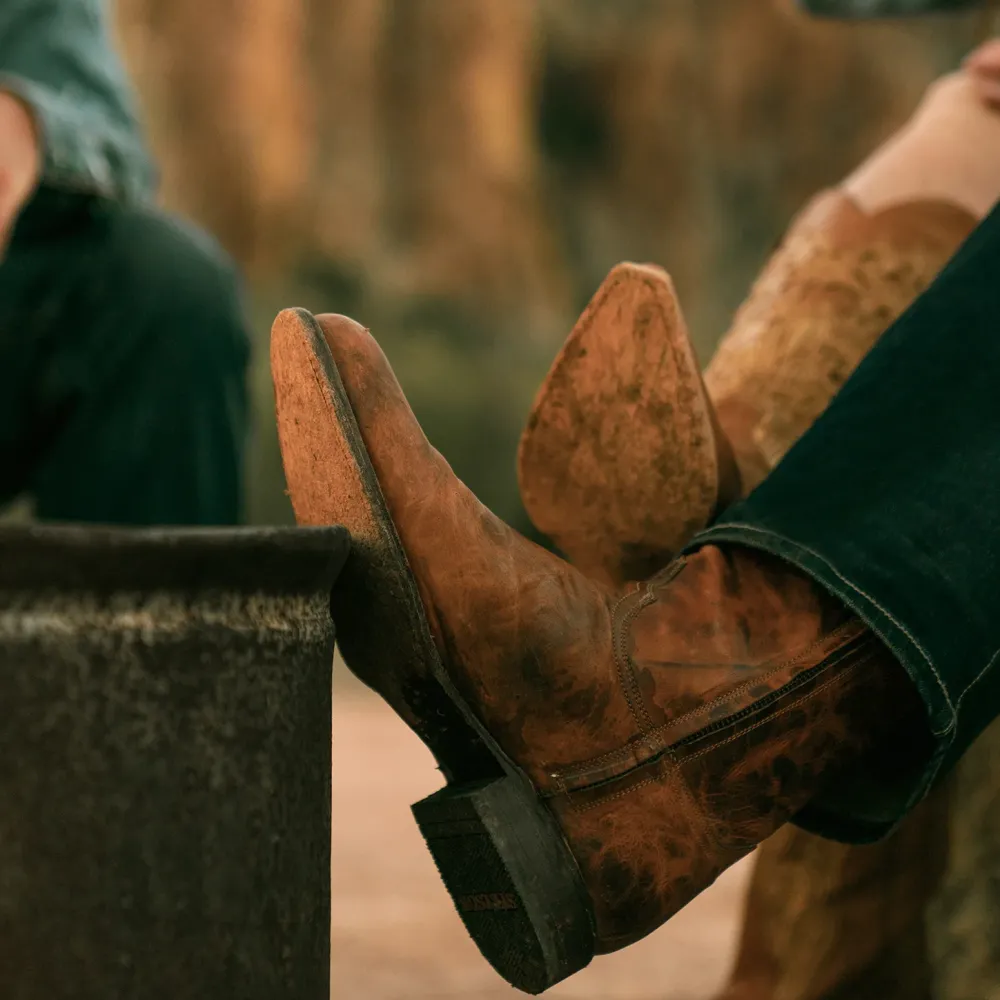 Stetson Rancher Zip Boots Brown Sale