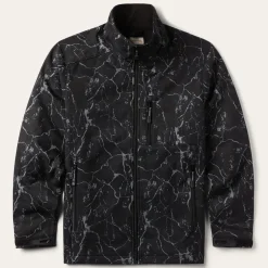 Stetson Range Print Softshell Tech Jacket Grey Discount