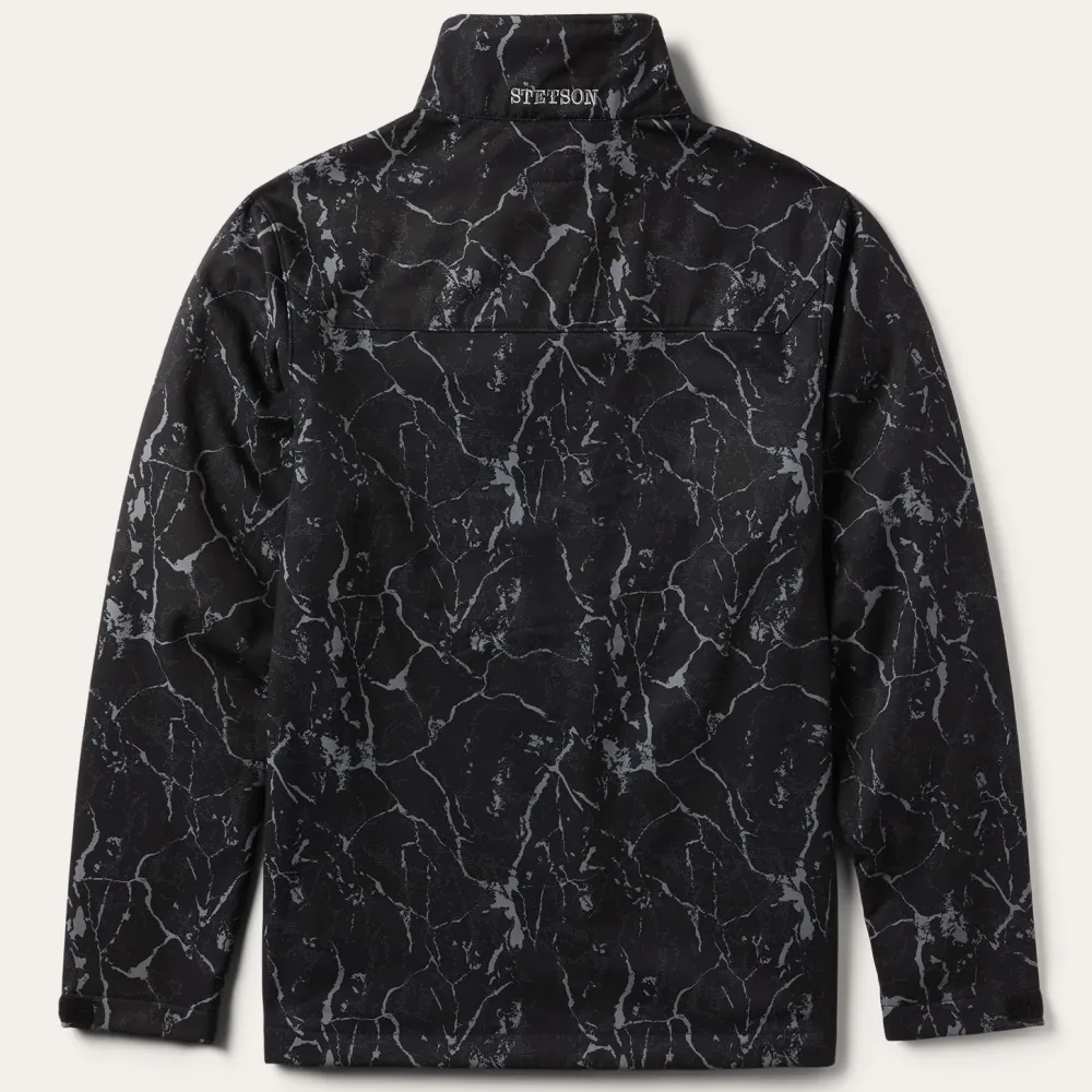 Stetson Range Print Softshell Tech Jacket Grey Discount