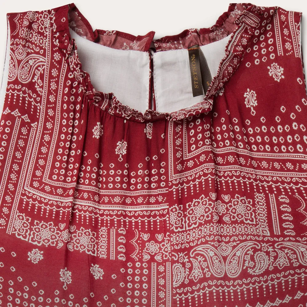 Stetson Bandana Patchwork Dress Red Best