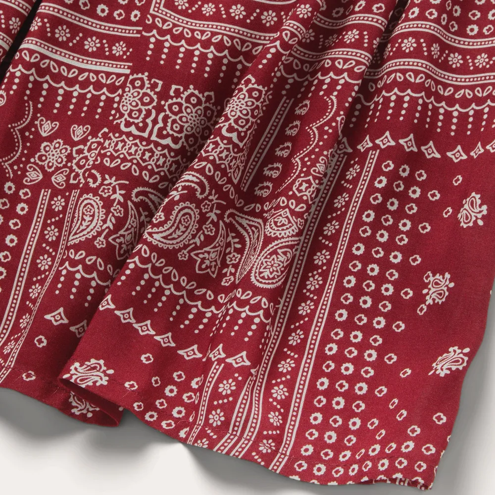 Stetson Bandana Patchwork Dress Red Best