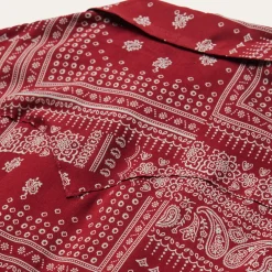Stetson Bandana Patchwork Shirt Red Outlet