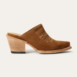 Stetson Reed Western Mules Brown Discount