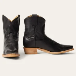 Stetson Riley Shorty Boots Black Outlet