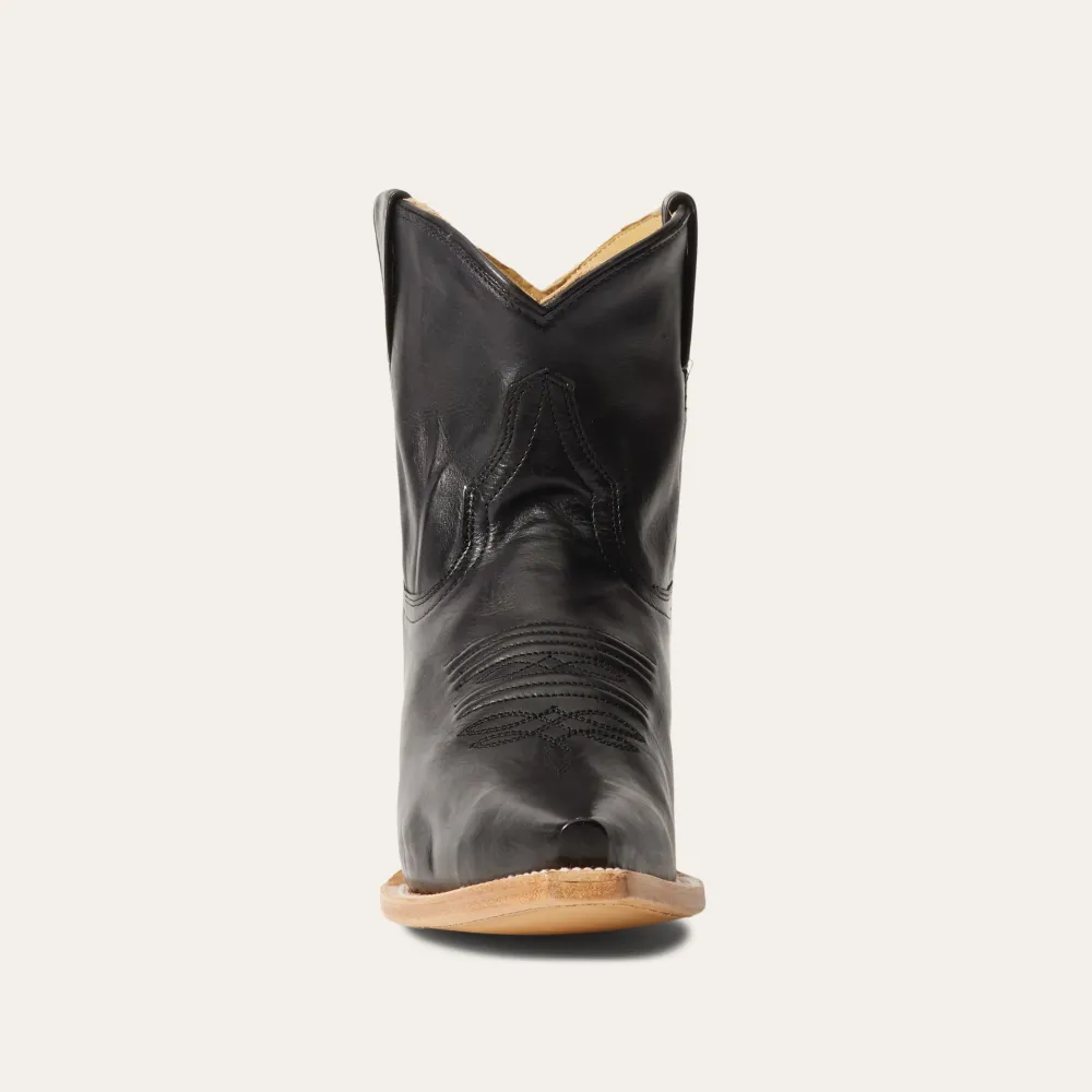 Stetson Riley Shorty Boots Black Best