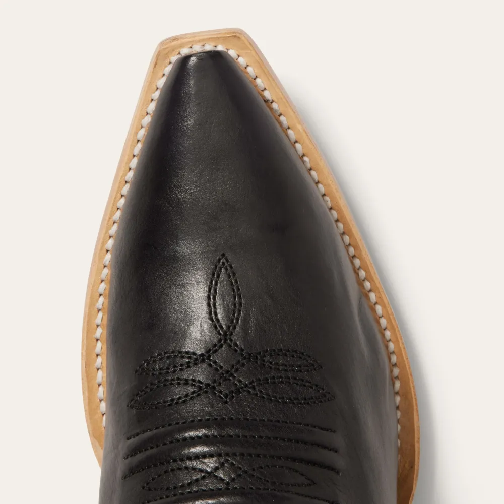 Stetson Riley Shorty Boots Black Best