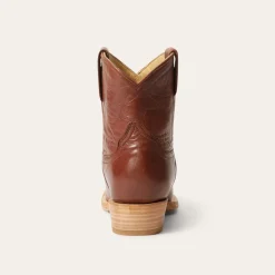 Stetson Riley Shorty Boots Brown New