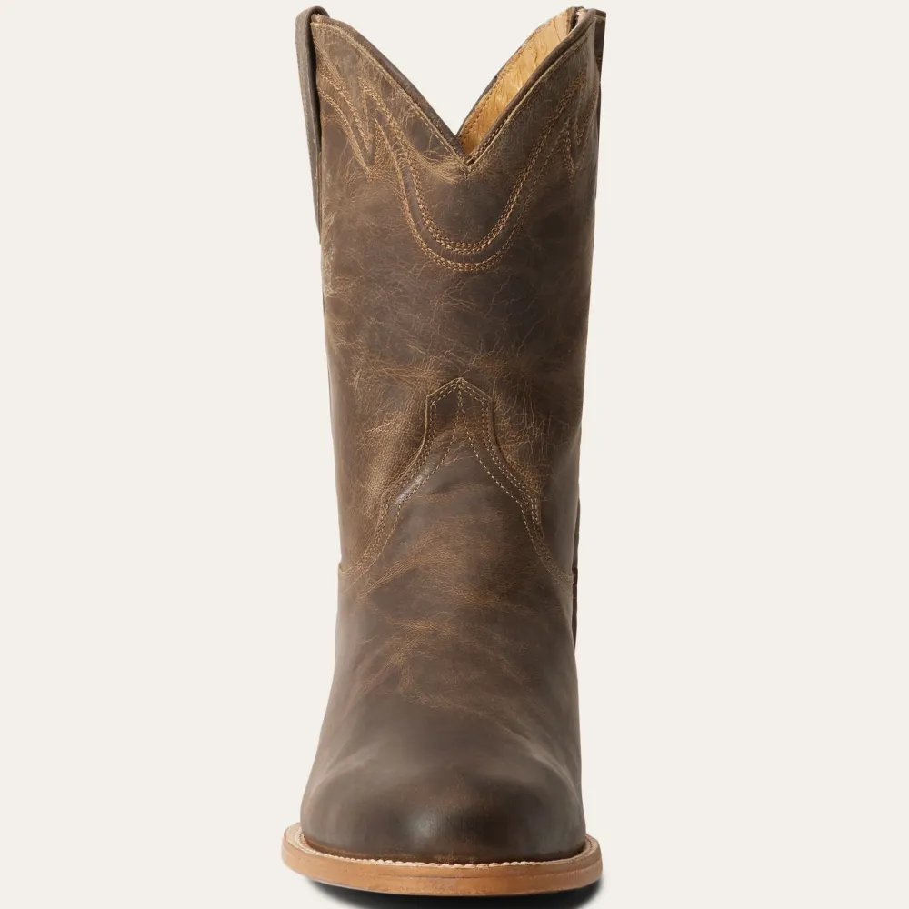 Stetson Roughstock Zip Boots Brown Clearance