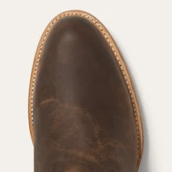 Stetson Roughstock Zip Boots Brown Clearance