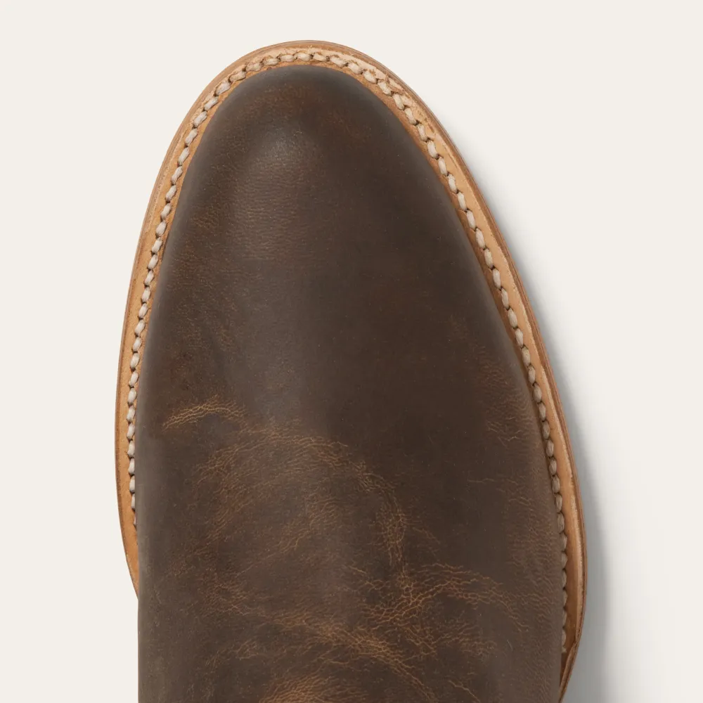 Stetson Roughstock Zip Boots Brown Sale