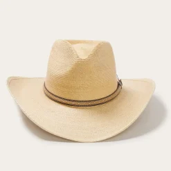 Stetson Sawmill Palm Leaf Western Hat Toasted Discount