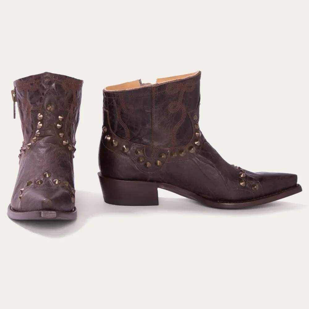 Stetson Shelby Sierra Studded Cowboy Boot Brown Online