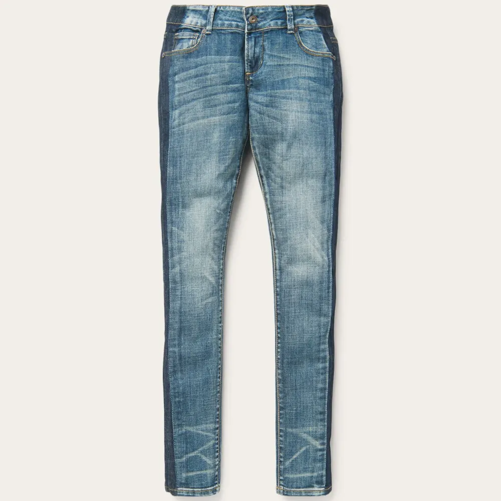 Stetson Skinny Fit Stripe Leg Jean Blue Clearance