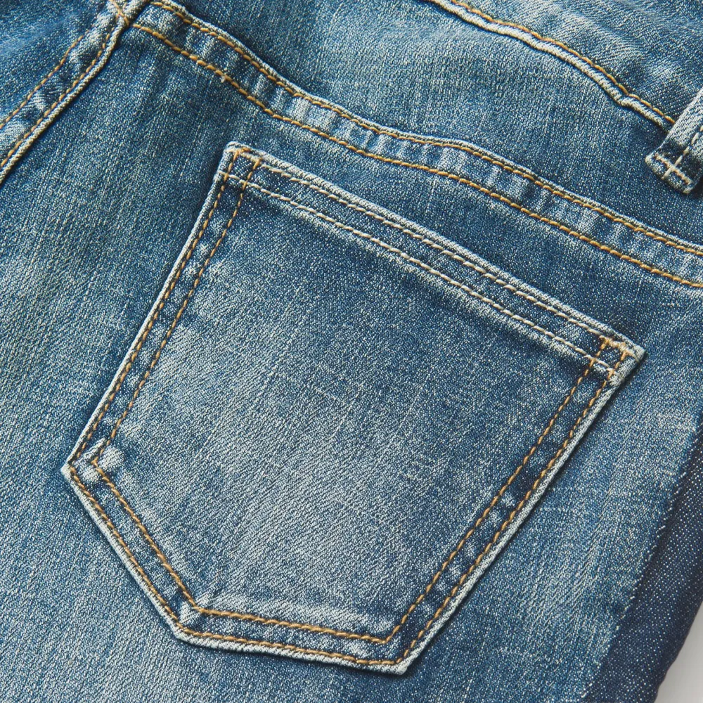 Stetson Skinny Fit Stripe Leg Jean Blue Clearance