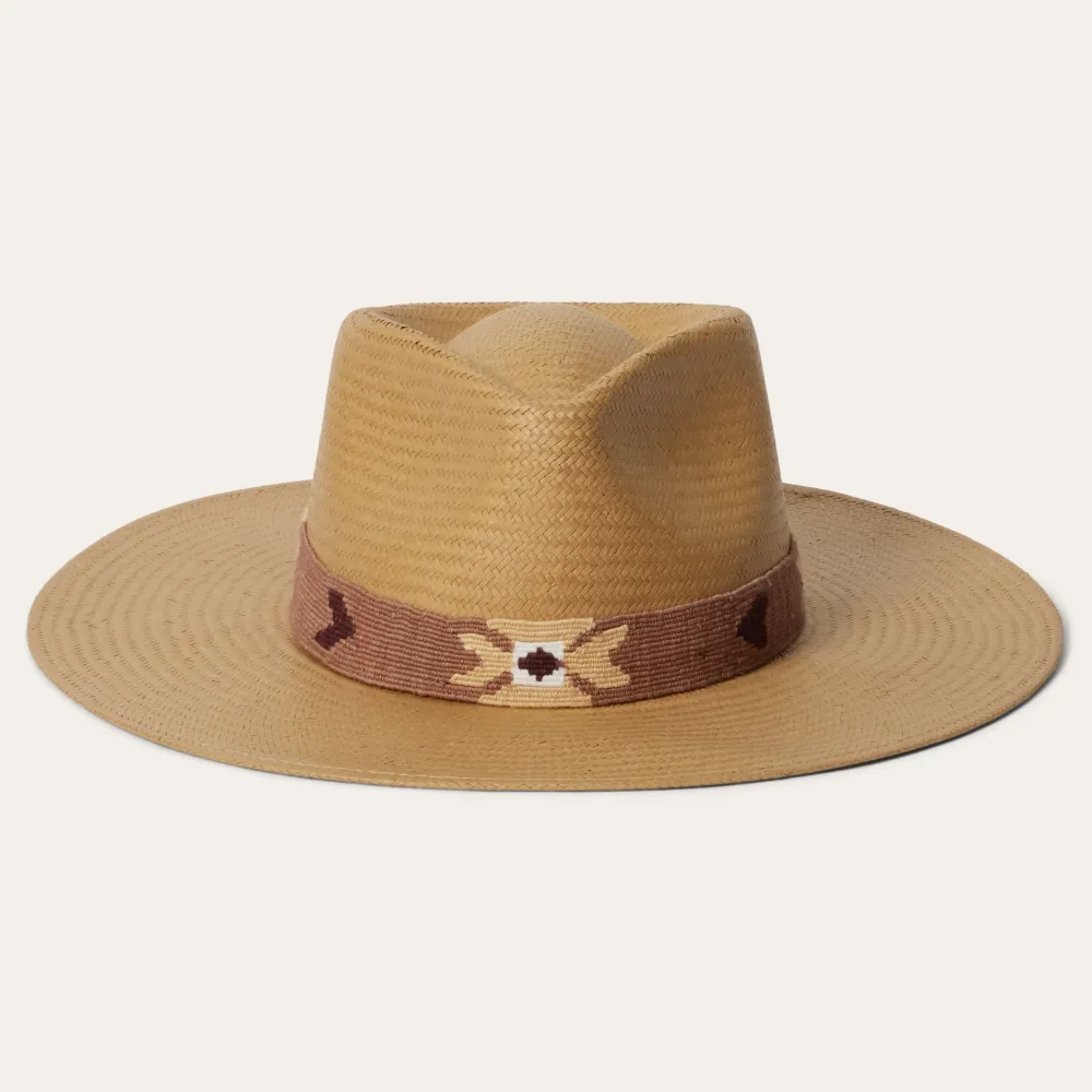 Stetson Sol Straw Fedora Sand Sale