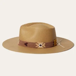 Stetson Sol Straw Fedora Sand Sale