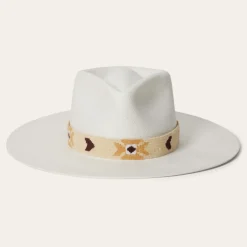 Stetson Sol Straw Fedora Bleach Outlet