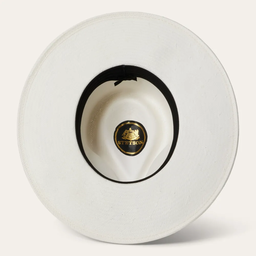 Stetson Sol Straw Fedora Bleach Outlet