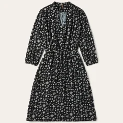Stetson Southwestern Ditzy Print Dress Black New