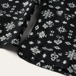 Stetson Southwestern Ditzy Print Blouse Black Clearance
