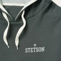 Stetson Hoody Star Left Chest Blue