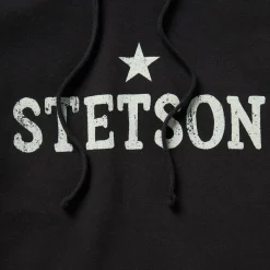 Stetson Star Hooded Sweatshirt Black Sale