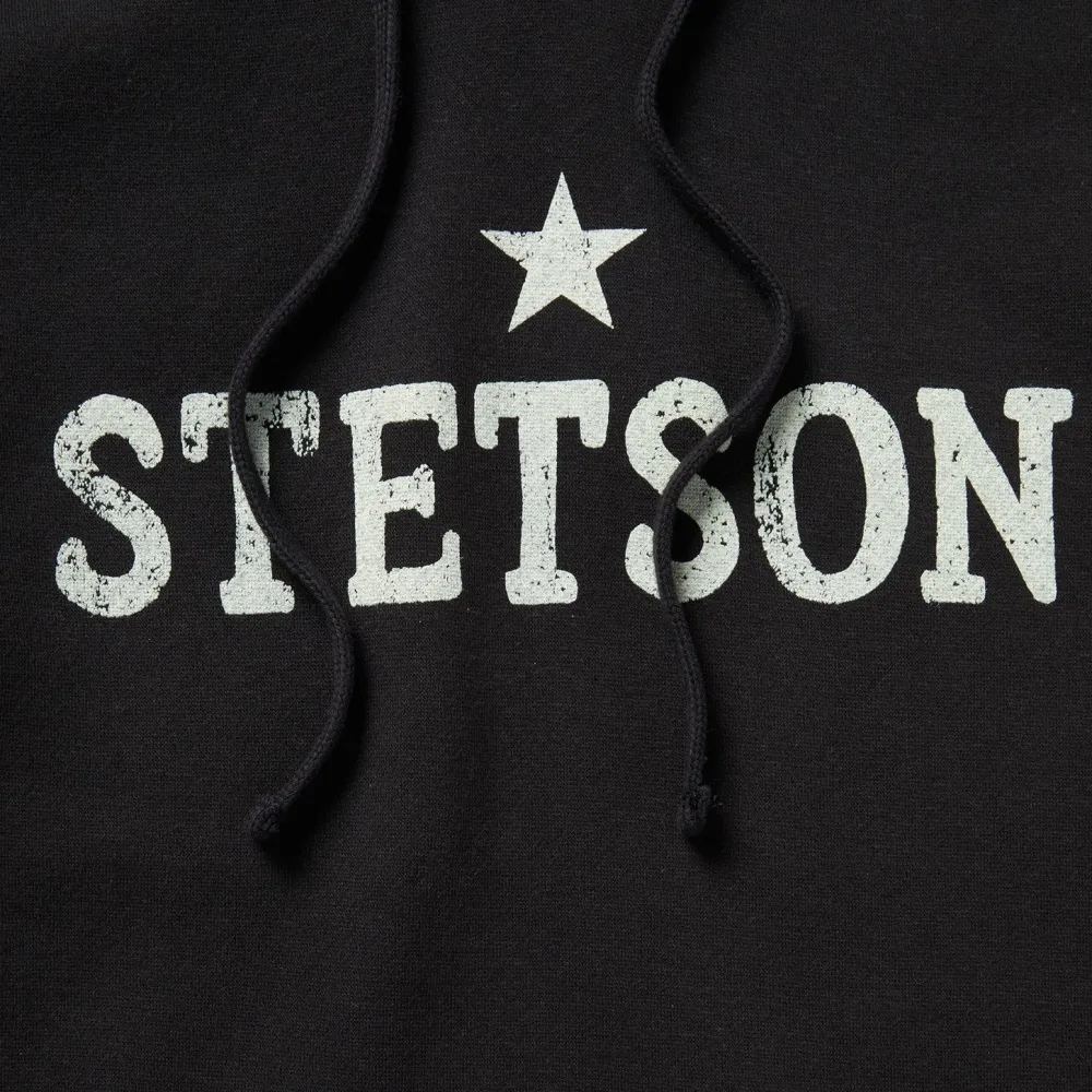 Stetson Star Hooded Sweatshirt Black Sale