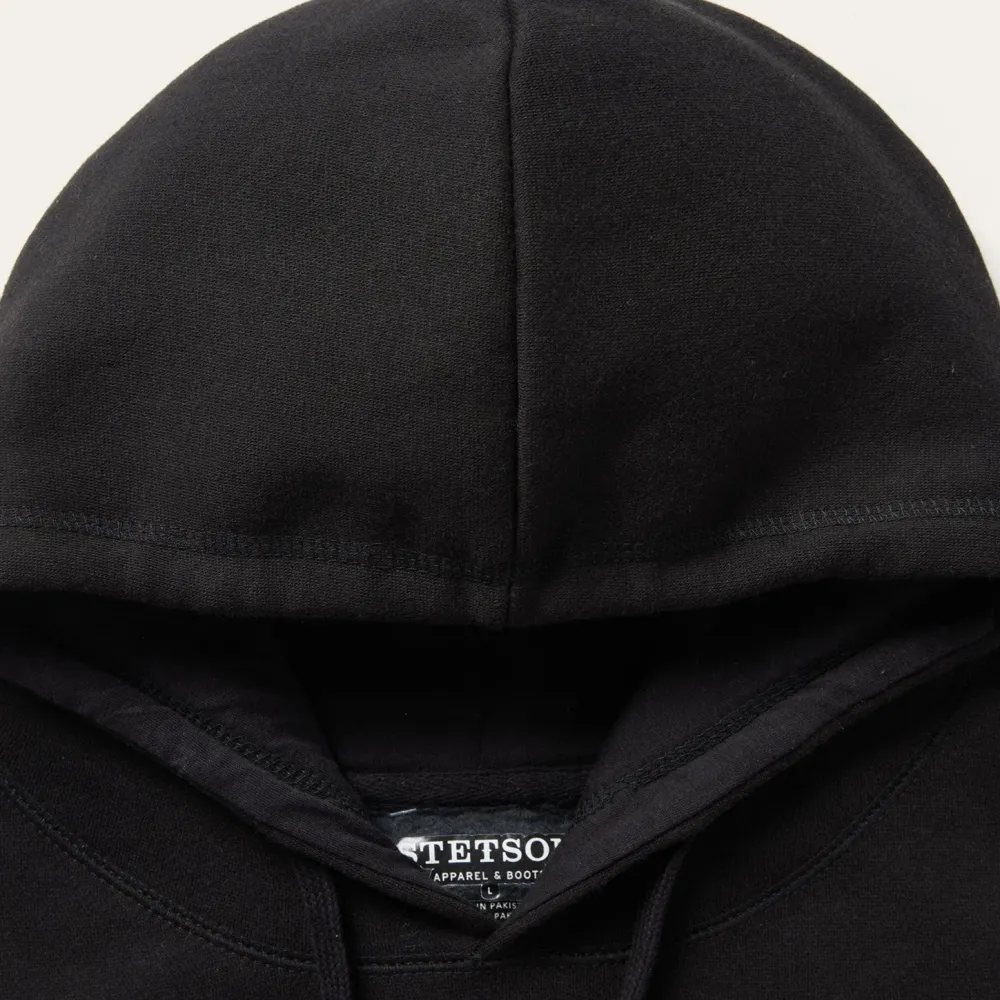 Stetson Star Hooded Sweatshirt Black Sale