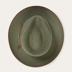 Stetson Stratoliner Hemp Fedora Sage Clearance