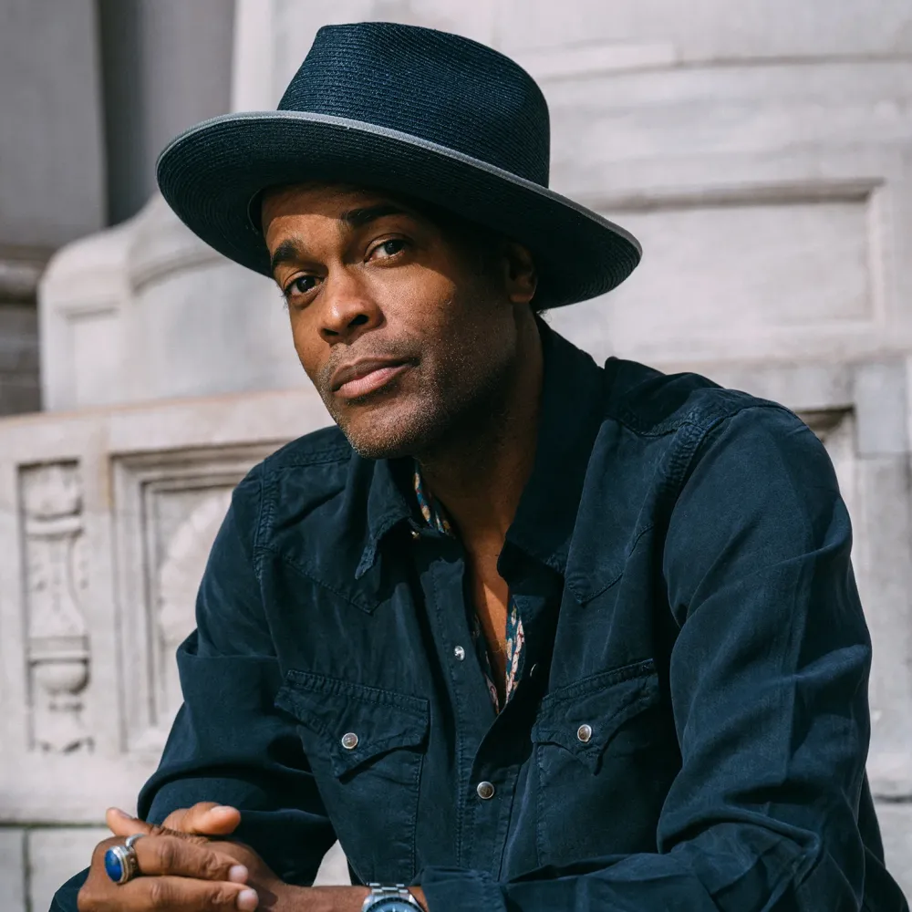 Stetson Stratoliner Hemp Fedora Navy Clearance