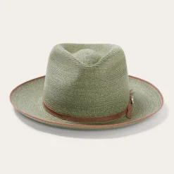 Stetson Stratoliner Hemp Fedora Sage Best