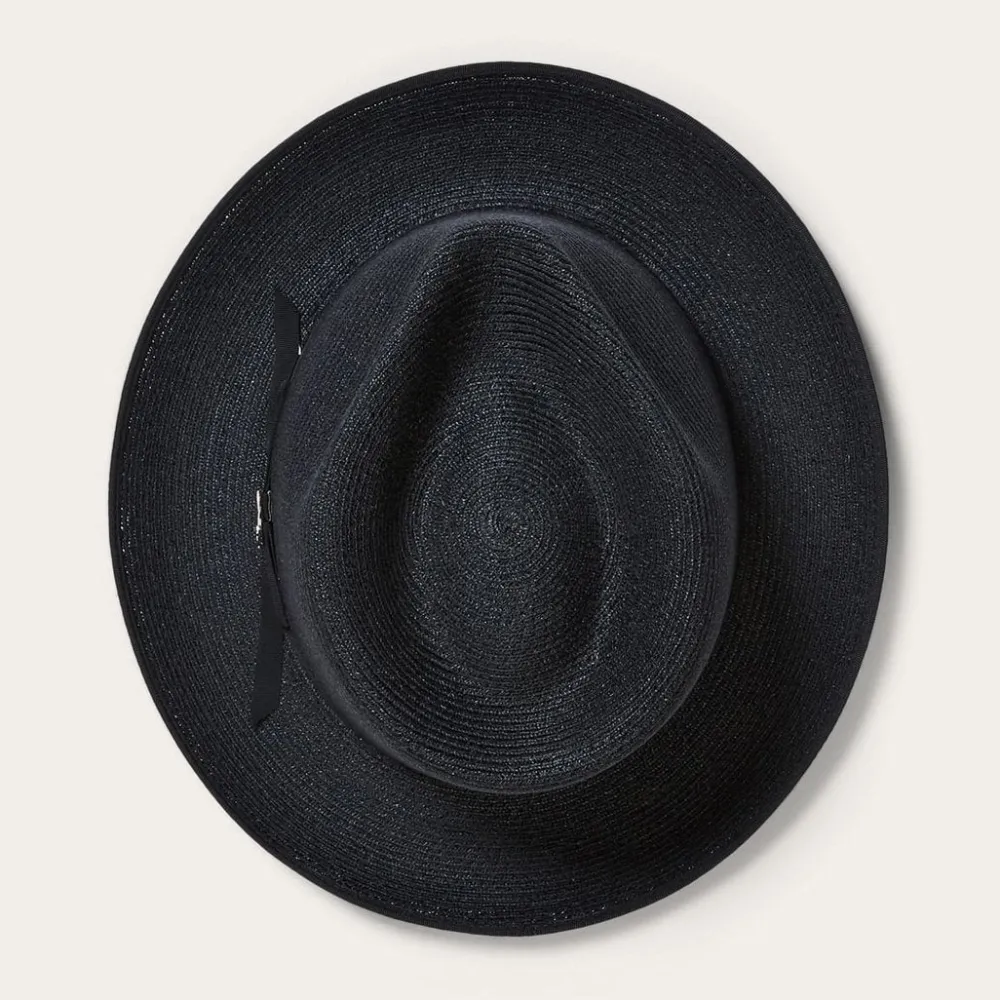 Stetson Stratoliner Hemp Fedora Black Discount