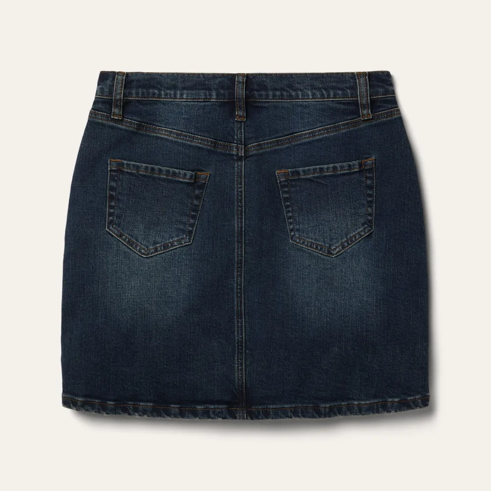 Stetson Stretch Denim 5-Pocket Skirt Blue Best