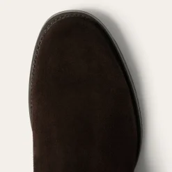 Stetson Suede Beat Chelsea Boot Dark Brown
