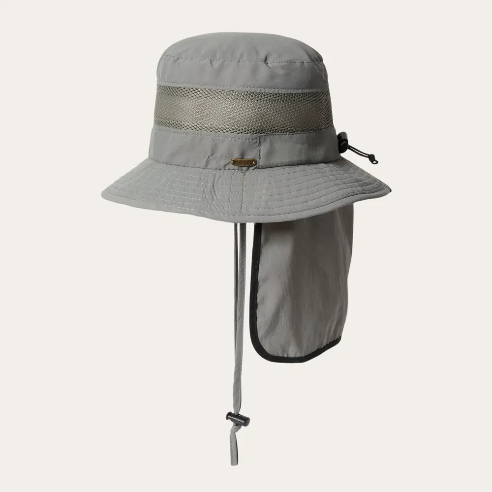 Stetson Switchback 'No Fly Zone' Mesh Bucket Hat Willow Discount
