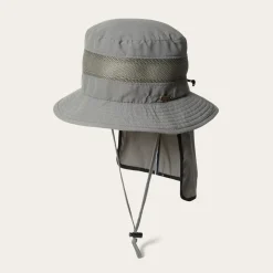 Stetson Switchback 'No Fly Zone' Mesh Bucket Hat Willow Online