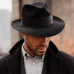 Stetson Temple Fedora Black Best